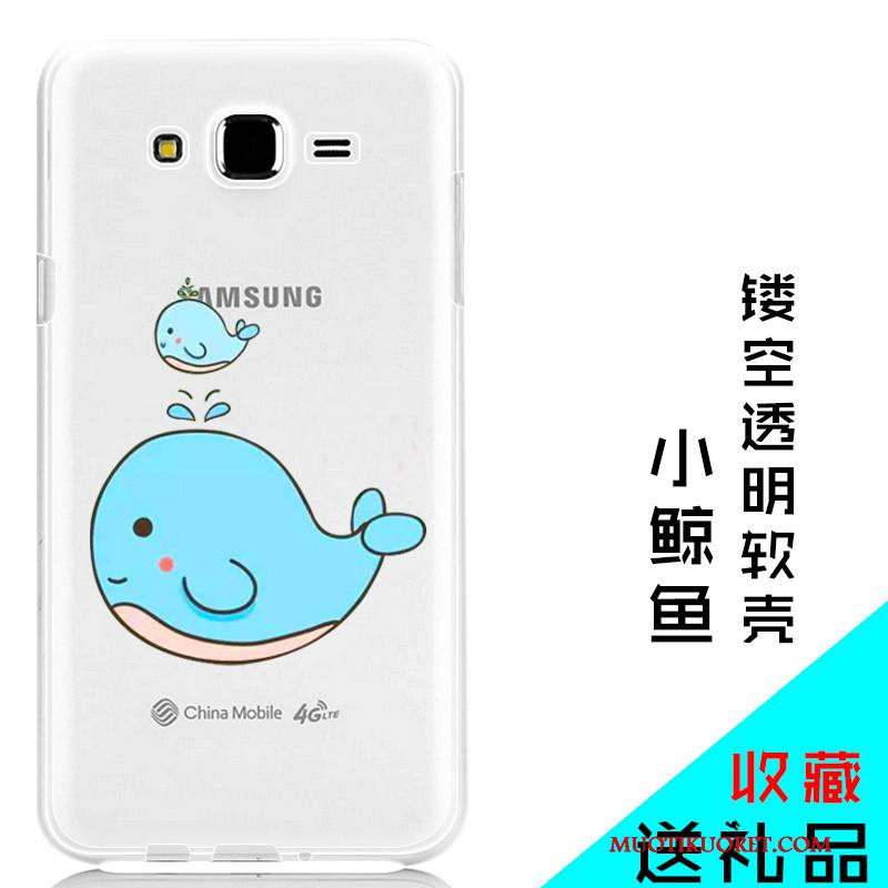 Samsung Galaxy J7 2015 Tähti Suojaus Pehmeä Neste Silikoni Kotelo Puhelimen Kuoret Kuori