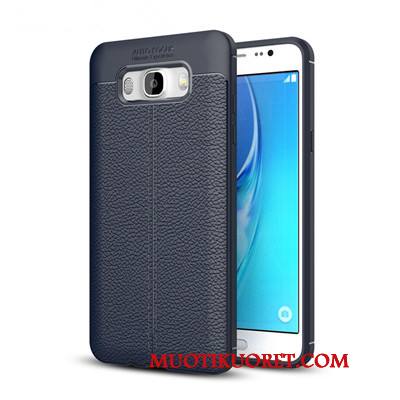 Samsung Galaxy J7 2016 Kuori Puhelimen Kuoret Silikoni Harmaa Kotelo Suojaus Kukkakuvio Tähti