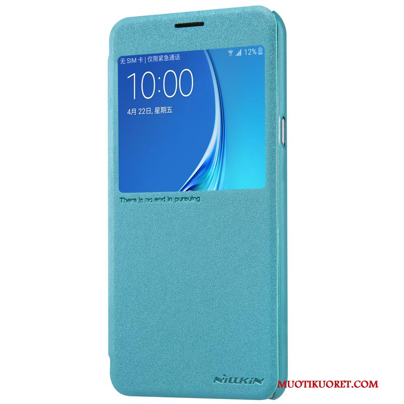 Samsung Galaxy J7 2016 Kuori Puhelimen Puhelimen Kuoret Kotelo Suojaus Kulta Tähti Nahkakotelo