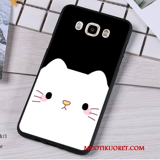 Samsung Galaxy J7 2016 Kuori Suojaus Puhelimen Kuoret Murtumaton Pehmeä Neste Kotelo Sininen Silikoni