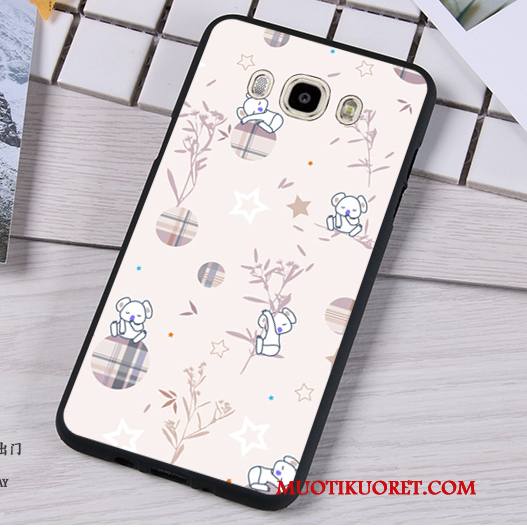 Samsung Galaxy J7 2016 Kuori Suojaus Puhelimen Kuoret Murtumaton Pehmeä Neste Kotelo Sininen Silikoni