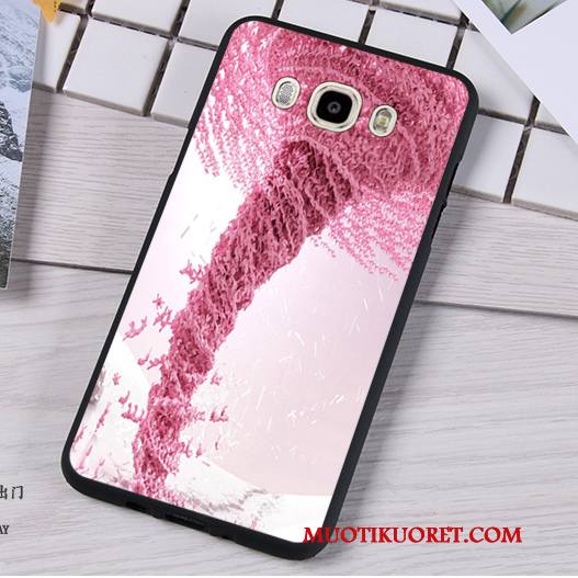 Samsung Galaxy J7 2016 Kuori Suojaus Puhelimen Kuoret Murtumaton Pehmeä Neste Kotelo Sininen Silikoni