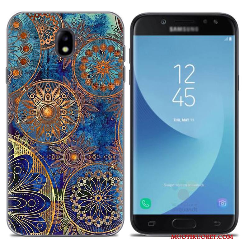 Samsung Galaxy J7 2017 Kulta Kotelo Tähti Pehmeä Neste Kuori Puhelimen Kuoret Maalaus