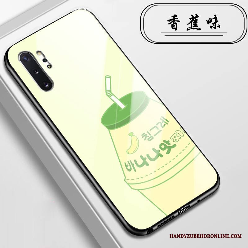 Samsung Galaxy Note 10+ Kuori Kustannukset Murtumaton Keltainen Puhelimen Kuoret Pieni Lasi Tähti