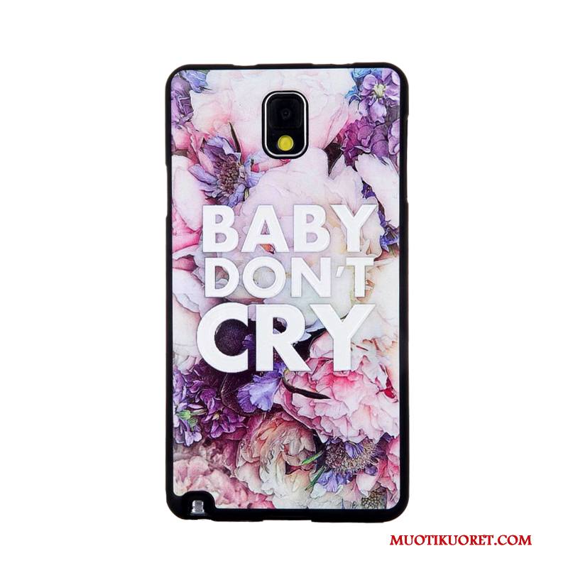 Samsung Galaxy Note 3 Kuori Karkaisu Kotelo Tähti Näytönsuojus Puhelimen Kuoret Suojaus Sarjakuva