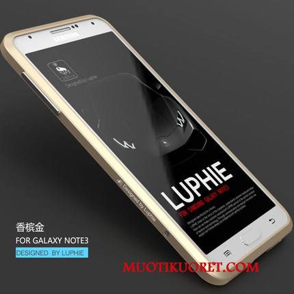 Samsung Galaxy Note 3 Kuori Metalli Kehys Tähti Kotelo Puhelimen Kuoret Suojaus Violetti