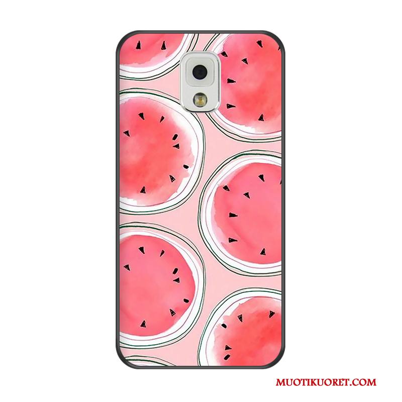 Samsung Galaxy Note 3 Kuori Murtumaton Puhelimen Kuoret Tähti Kotelo All Inclusive Pehmeä Neste Musta