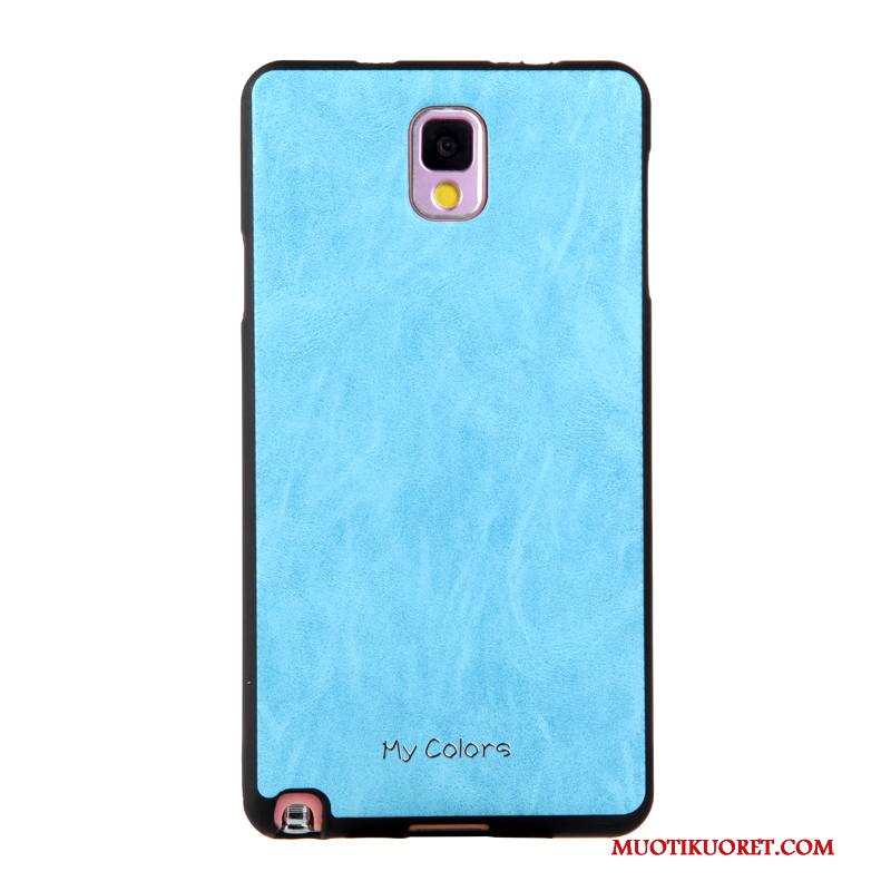Samsung Galaxy Note 3 Kuori Pehmeä Neste Tähti Nahka Kotelo Puhelimen Kuoret Suojaus Punainen