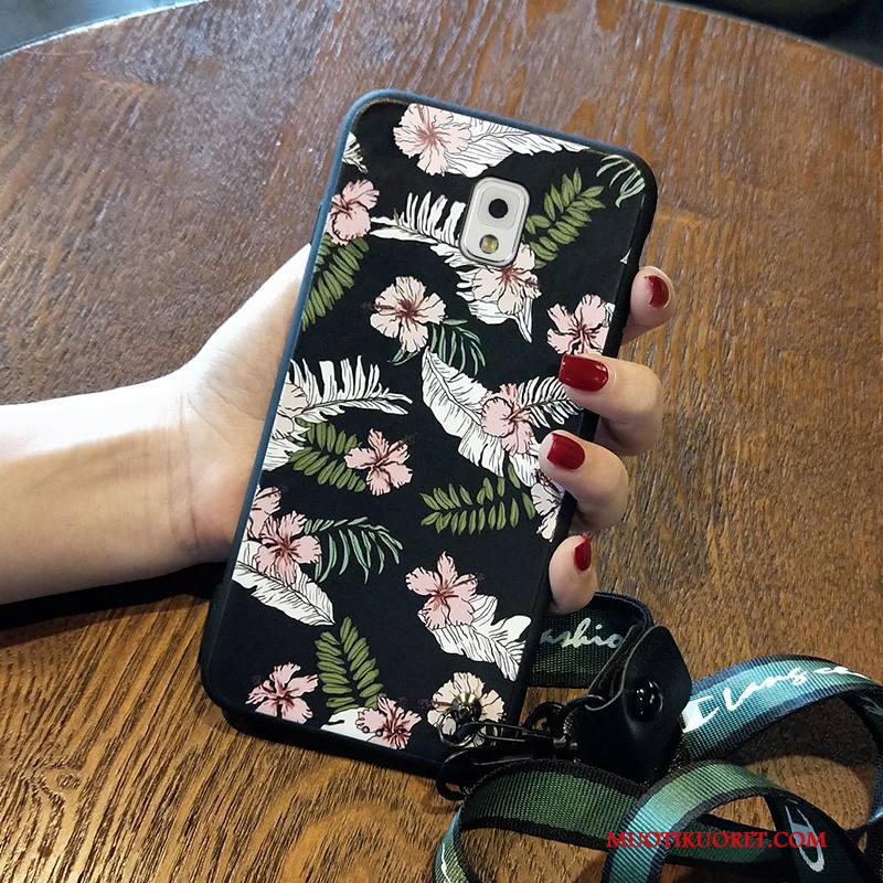 Samsung Galaxy Note 3 Kuori Ripustettavat Koristeet Trendi Vihreä Puhelimen Kuoret All Inclusive Silikoni Tähti
