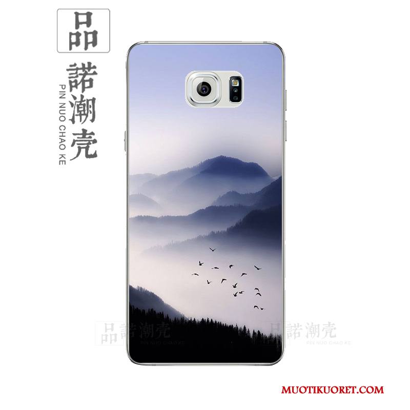 Samsung Galaxy Note 3 Puhelimen Kuoret Luova Kuori Taide Vaaleansininen Persoonallisuus Pesty Suede