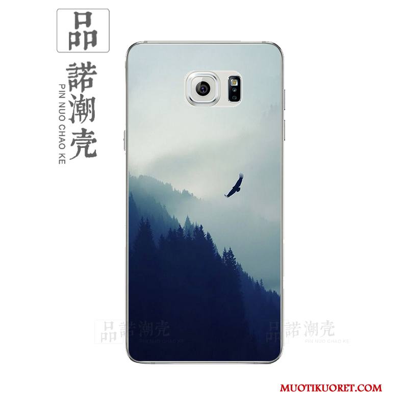 Samsung Galaxy Note 3 Puhelimen Kuoret Luova Kuori Taide Vaaleansininen Persoonallisuus Pesty Suede
