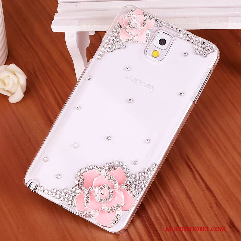 Samsung Galaxy Note 3 Strassi Puhelimen Kuoret Kuori Trendi Kotelo Suojaus Violetti