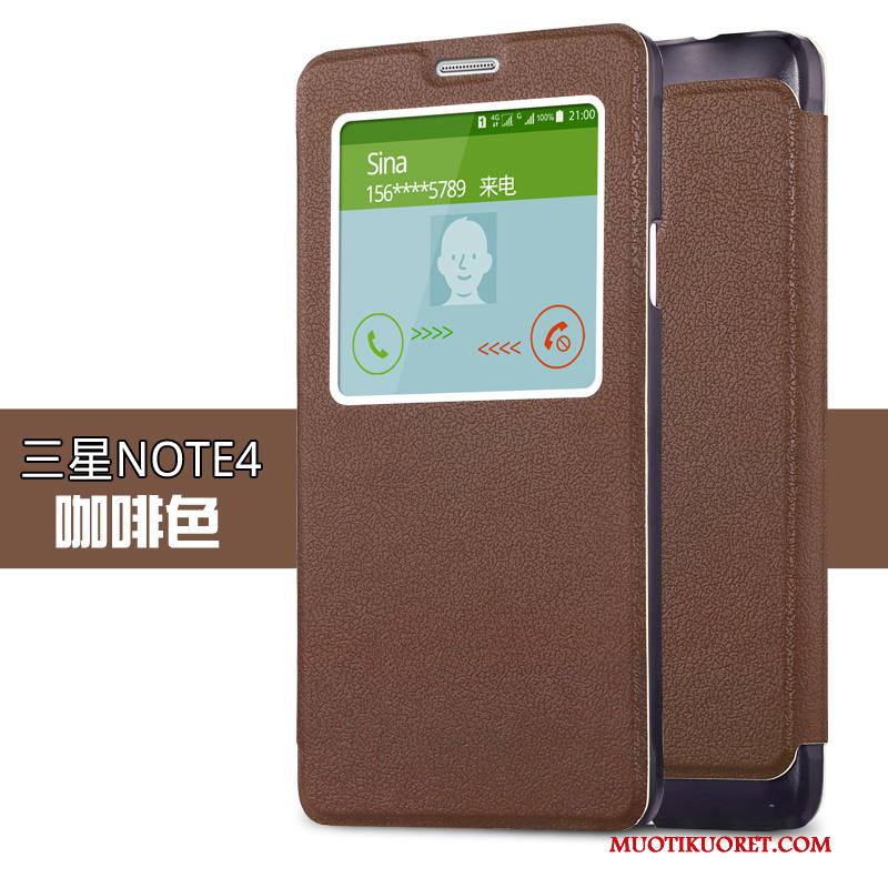 Samsung Galaxy Note 4 Kotelo Puhelimen Simpukka Puhelimen Kuoret Murtumaton Tähti Kuori