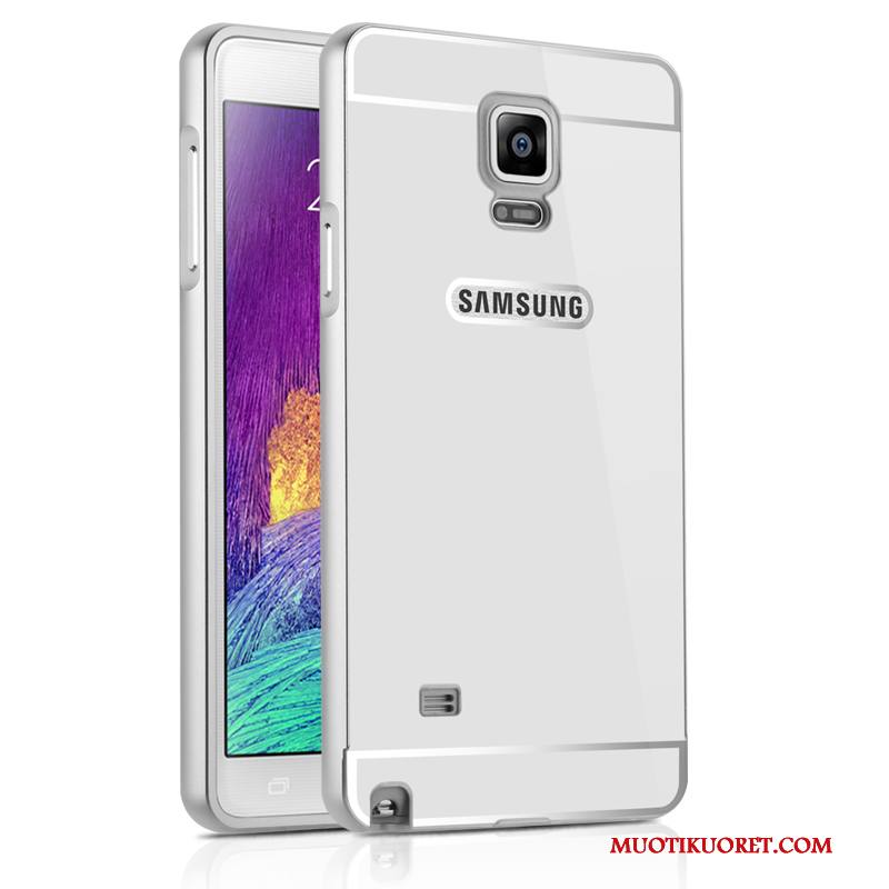 Samsung Galaxy Note 4 Kuori Kotelo Metalli Tähti Kehys Suojaus Peili Puhelimen Kuoret