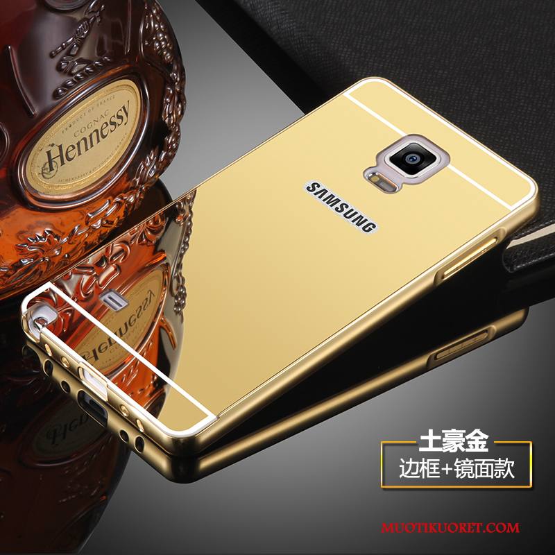 Samsung Galaxy Note 4 Kuori Kotelo Metalli Tähti Kehys Suojaus Peili Puhelimen Kuoret