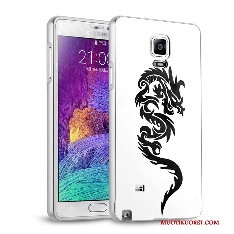 Samsung Galaxy Note 4 Kuori Kotelo Metalli Tähti Kehys Suojaus Peili Puhelimen Kuoret