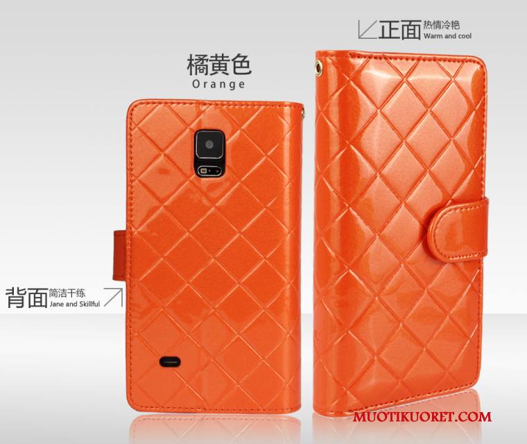 Samsung Galaxy Note 4 Kuori Puhelimen Silmukka Punainen Kuoret Puhelimen Kuoret Salkku Nahkakotelo