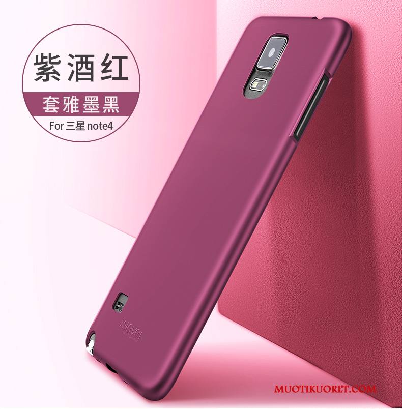 Samsung Galaxy Note 4 Kuori Suojaus Silikoni Tähti Pesty Suede Puhelimen Kuoret Pehmeä Neste Ultra