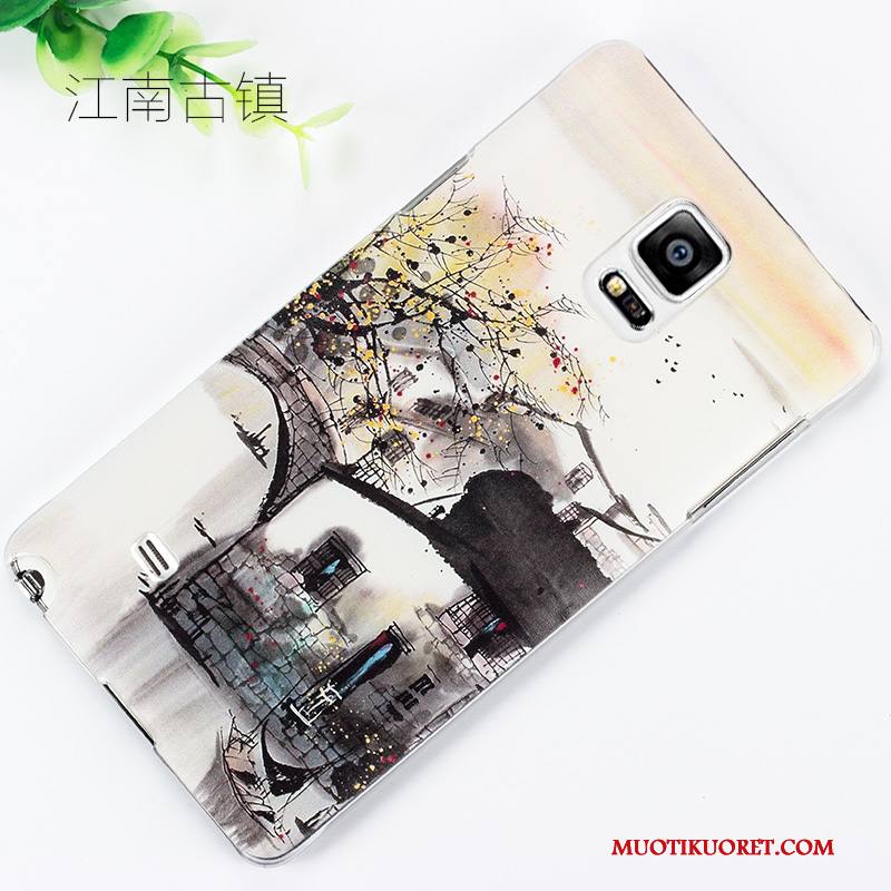 Samsung Galaxy Note 4 Sarjakuva Tähti Suojaus Kotelo Kuori Puhelimen Kuoret Vihreä
