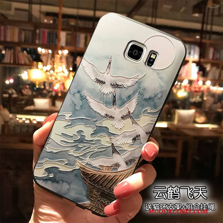 Samsung Galaxy Note 5 Kuori Trendi Tähti Puhelimen Kuoret Musta Silikoni Tuuli Kotelo