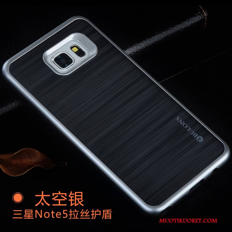 Samsung Galaxy Note 5 Kuori Tähti Pehmeä Neste Suojaus Silikoni Trendi Harmaa Puhelimen Kuoret