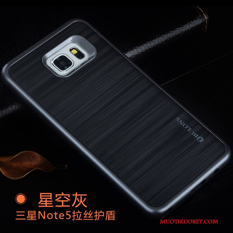 Samsung Galaxy Note 5 Kuori Tähti Pehmeä Neste Suojaus Silikoni Trendi Harmaa Puhelimen Kuoret