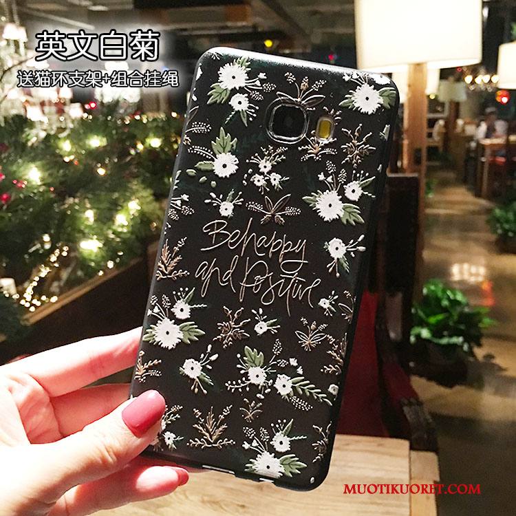 Samsung Galaxy Note 5 Kuori Tähti Pesty Suede Rengas Silikoni All Inclusive Suojaus Ripustettavat Koristeet