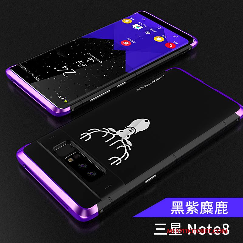 Samsung Galaxy Note 8 Kuori All Inclusive Hopea Persoonallisuus Tähti Puhelimen Kuoret Ohut Metalli