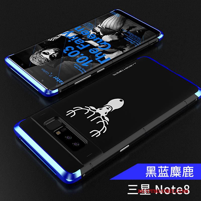 Samsung Galaxy Note 8 Kuori All Inclusive Hopea Persoonallisuus Tähti Puhelimen Kuoret Ohut Metalli