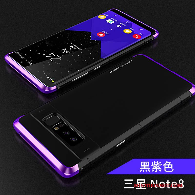 Samsung Galaxy Note 8 Kuori All Inclusive Hopea Persoonallisuus Tähti Puhelimen Kuoret Ohut Metalli