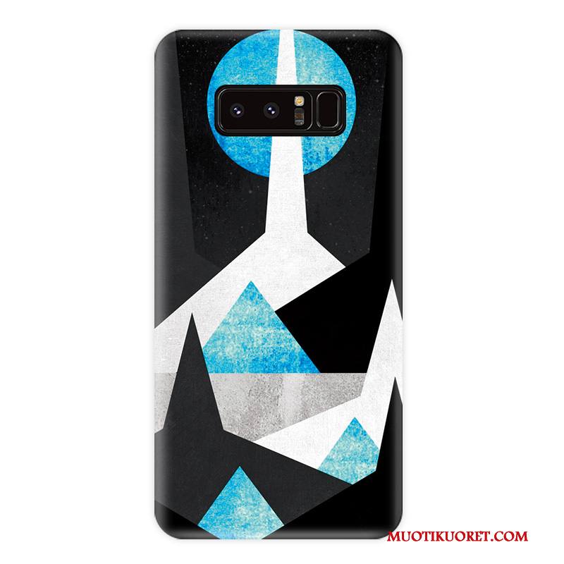 Samsung Galaxy Note 8 Kuori Pehmeä Neste Tide-brändi Violetti Murtumaton All Inclusive Tähti Persoonallisuus