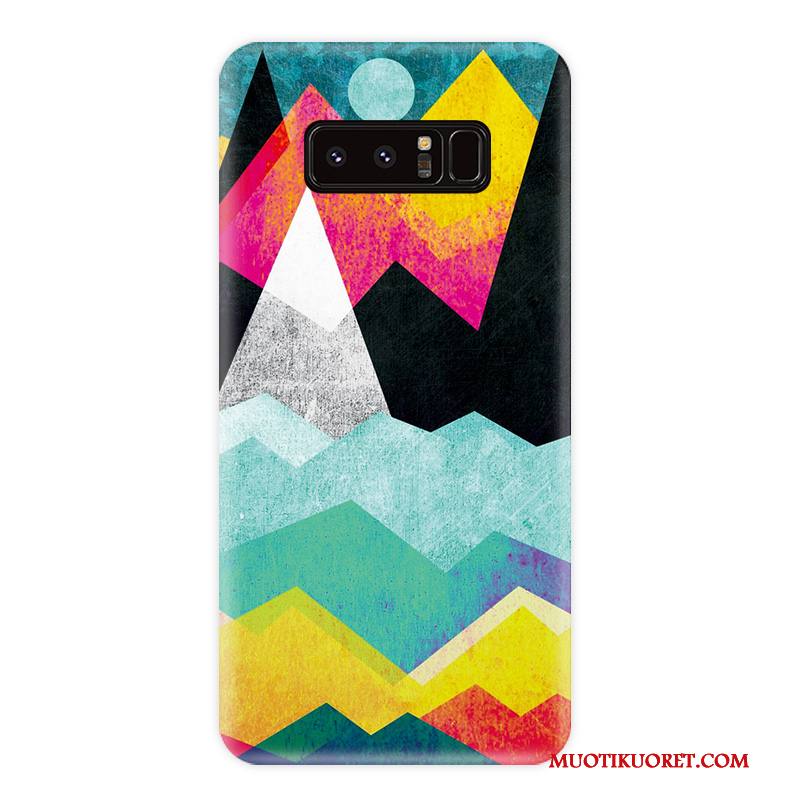 Samsung Galaxy Note 8 Kuori Pehmeä Neste Tide-brändi Violetti Murtumaton All Inclusive Tähti Persoonallisuus