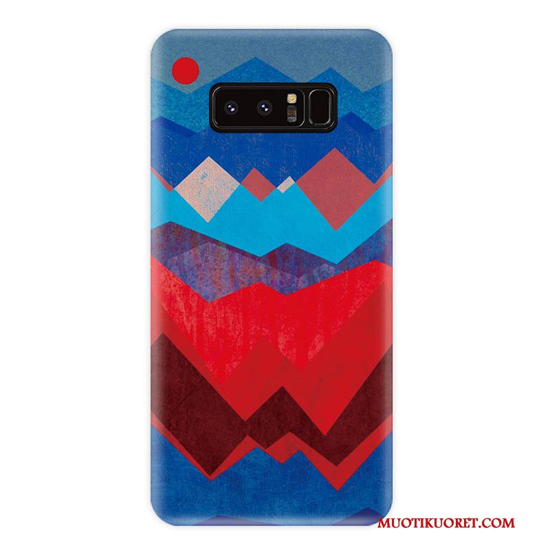 Samsung Galaxy Note 8 Kuori Pehmeä Neste Tide-brändi Violetti Murtumaton All Inclusive Tähti Persoonallisuus