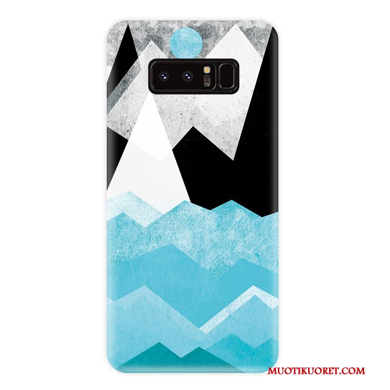 Samsung Galaxy Note 8 Kuori Pehmeä Neste Tide-brändi Violetti Murtumaton All Inclusive Tähti Persoonallisuus