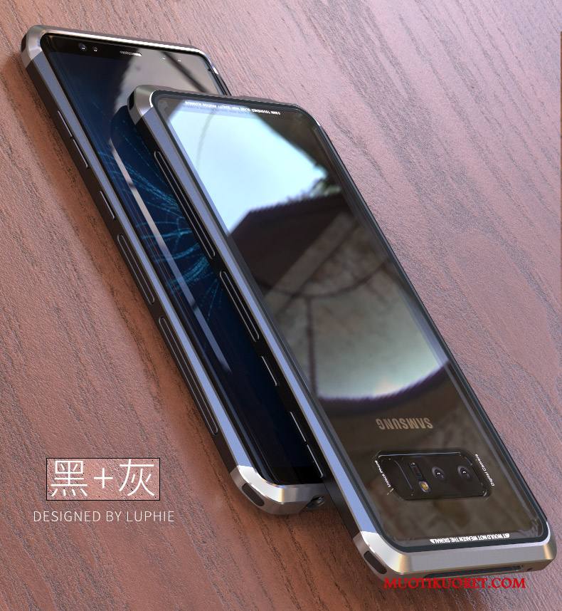 Samsung Galaxy Note 8 Kuori Persoonallisuus Kehys All Inclusive Murtumaton Metalli Puhelimen Kuoret Suojaus