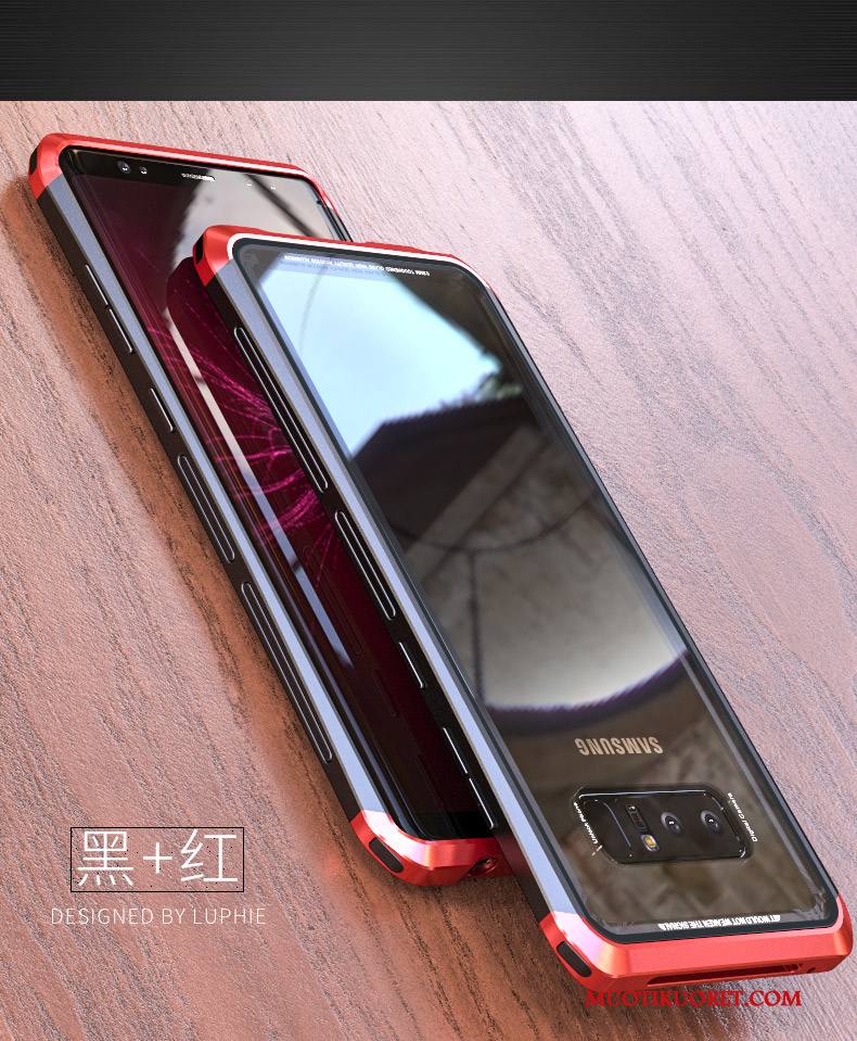 Samsung Galaxy Note 8 Kuori Persoonallisuus Kehys All Inclusive Murtumaton Metalli Puhelimen Kuoret Suojaus