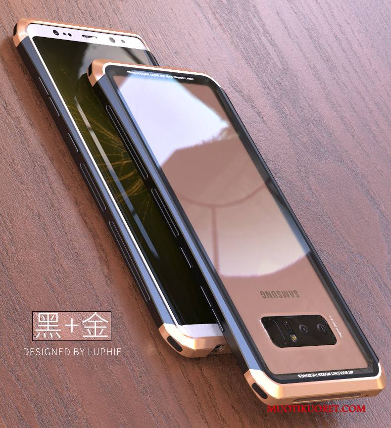 Samsung Galaxy Note 8 Kuori Persoonallisuus Kehys All Inclusive Murtumaton Metalli Puhelimen Kuoret Suojaus