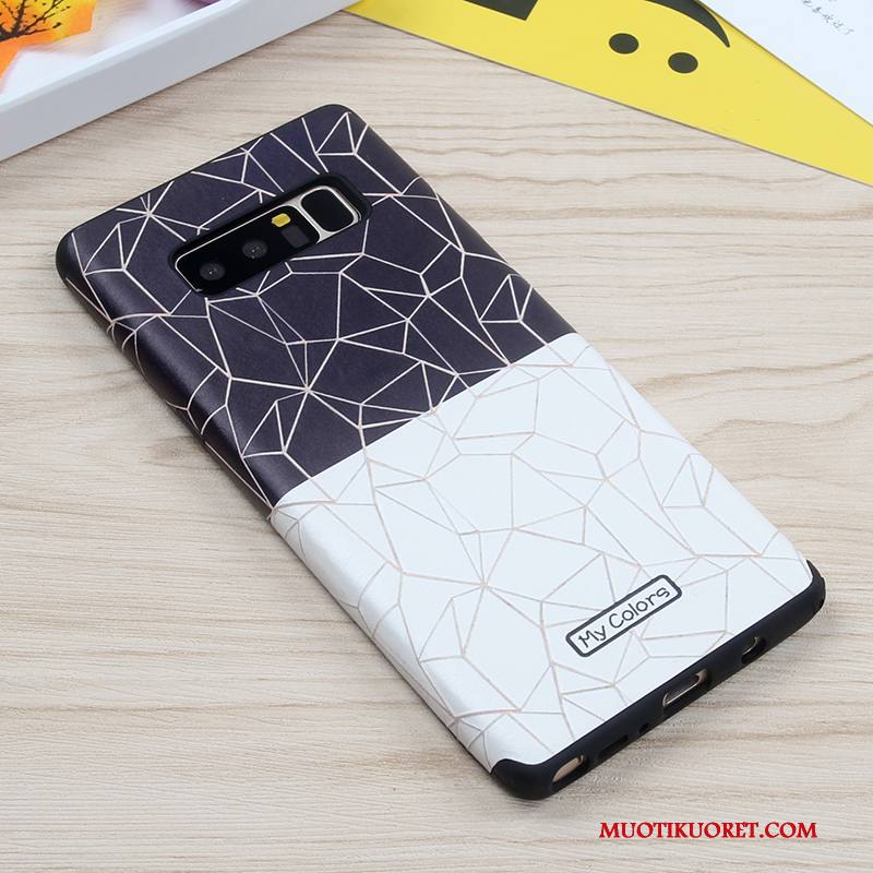 Samsung Galaxy Note 8 Kuori Suojaus Tähti Persoonallisuus Musta Puhelimen Kuoret Silikoni