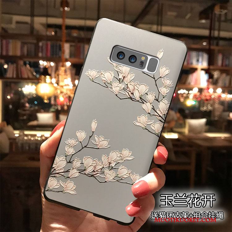 Samsung Galaxy Note 8 Kuori Tähti Trendi Puhelimen Kuoret Silikoni Ripustettavat Koristeet Kotelo Kukkia