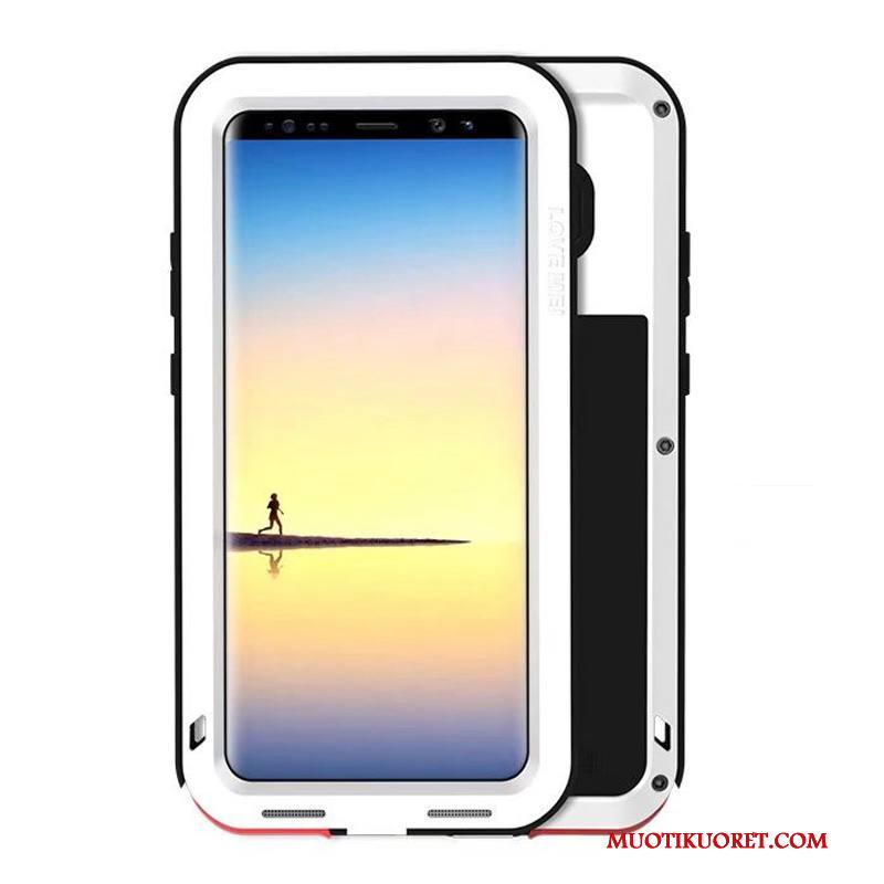 Samsung Galaxy Note 8 Metalli Puhelimen All Inclusive Kuori Tähti Kehys Kotelo