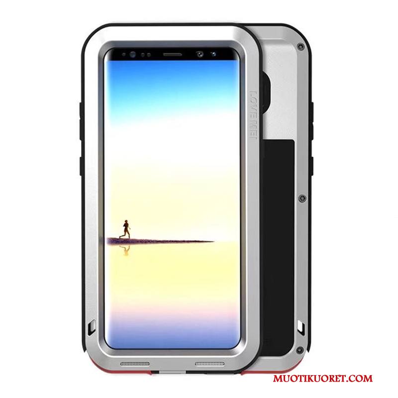 Samsung Galaxy Note 8 Metalli Puhelimen All Inclusive Kuori Tähti Kehys Kotelo