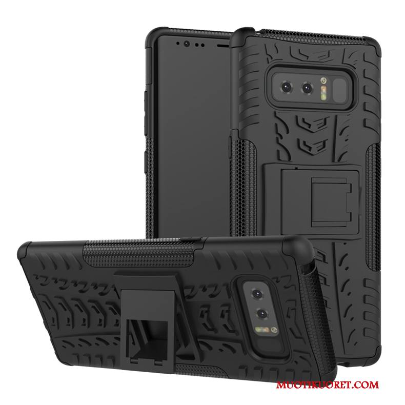 Samsung Galaxy Note 8 Tuki Puhelimen Kuoret Punainen Kotelo Kuori All Inclusive Tähti