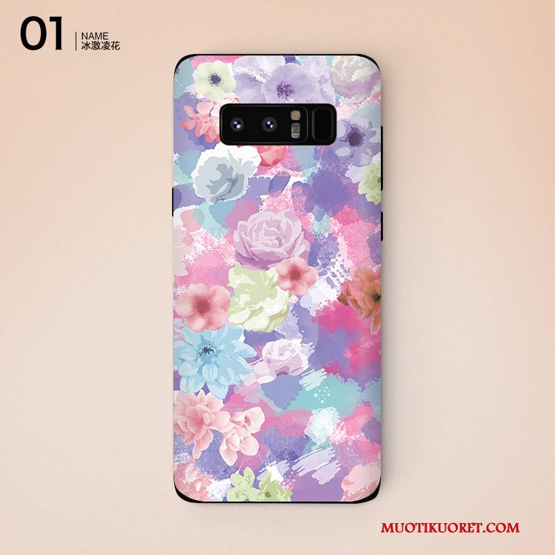Samsung Galaxy Note 8 Väriset Näytönsuojus Suojaus Puhelimen Violetti Tähti Kuori