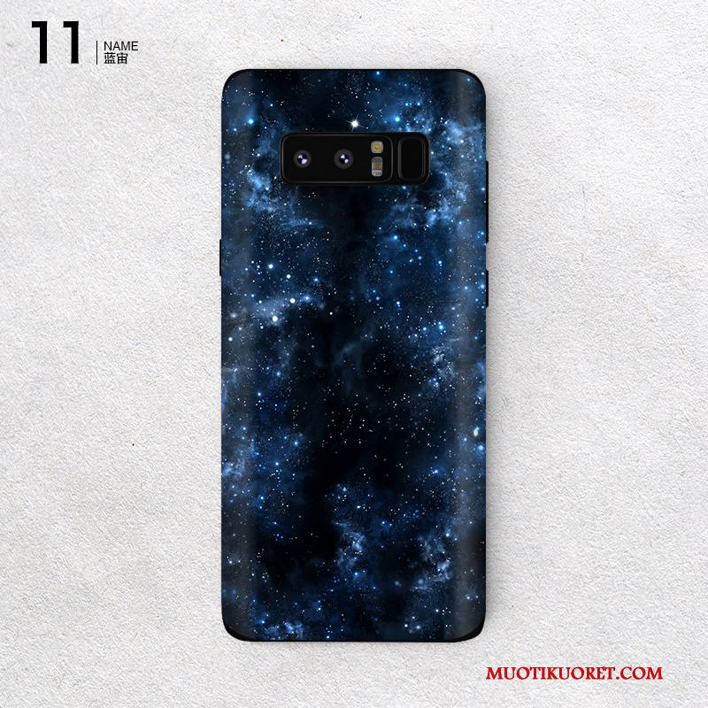 Samsung Galaxy Note 8 Väriset Näytönsuojus Suojaus Puhelimen Violetti Tähti Kuori