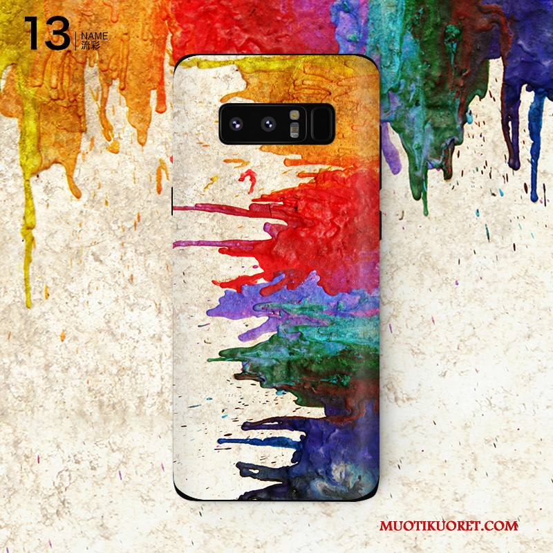 Samsung Galaxy Note 8 Väriset Näytönsuojus Suojaus Puhelimen Violetti Tähti Kuori