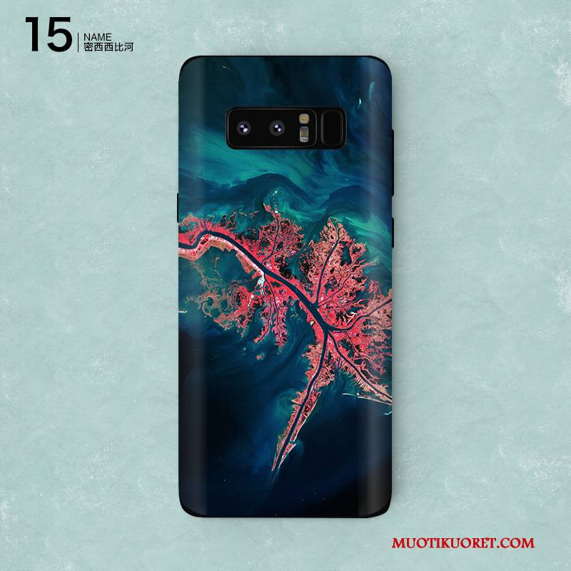 Samsung Galaxy Note 8 Väriset Näytönsuojus Suojaus Puhelimen Violetti Tähti Kuori