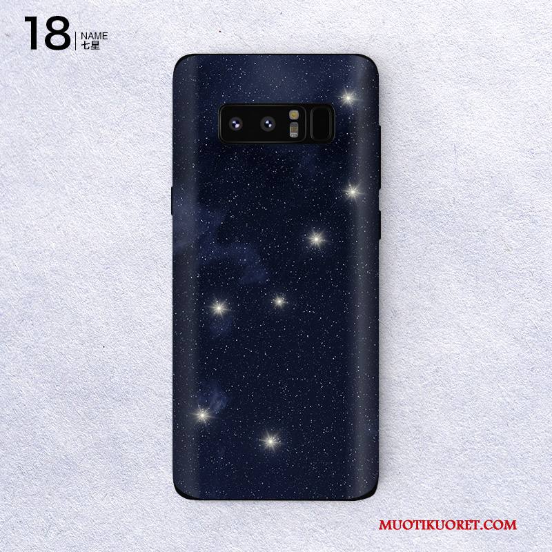 Samsung Galaxy Note 8 Väriset Näytönsuojus Suojaus Puhelimen Violetti Tähti Kuori