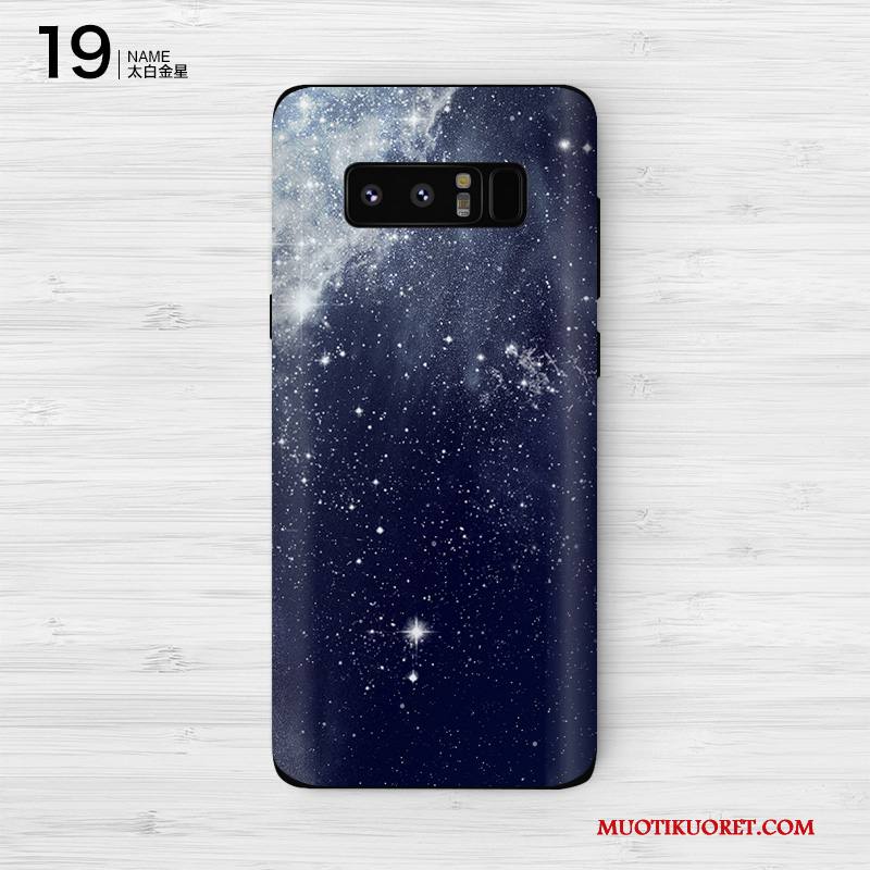 Samsung Galaxy Note 8 Väriset Näytönsuojus Suojaus Puhelimen Violetti Tähti Kuori