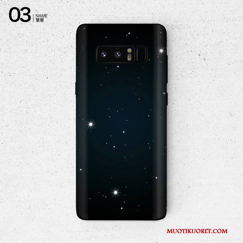 Samsung Galaxy Note 8 Väriset Näytönsuojus Suojaus Puhelimen Violetti Tähti Kuori