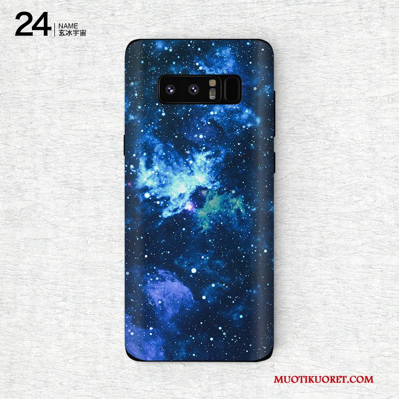Samsung Galaxy Note 8 Väriset Näytönsuojus Suojaus Puhelimen Violetti Tähti Kuori